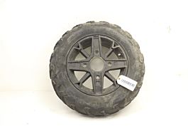 2036786_IMG_0210.jpg POLARIS SPORTSMAN 850 550 2009+ FRONT SPARE WHEEL RIM 26X8X14 TIRE #1 48110