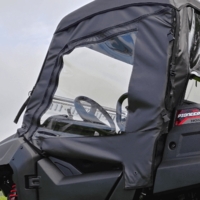 3 Star Black Soft Doors - Honda Pioneer 700