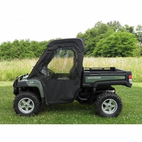3 Star Black Soft Full Doors - 2015-23 John Deere Gator HPX, XUV 625i, 825, 855
