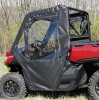 3 Star Black Soft Full Doors - Can Am Defender