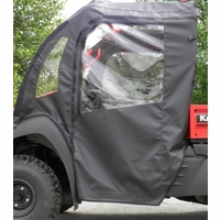 3 Star Black Soft Full Doors - Kawasaki Mule 600, 610
