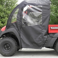 3 Star Black Soft Full Doors - Kawasaki Mule SX