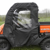 3 Star Black Soft Full Doors - Kubota RTV 400, 500