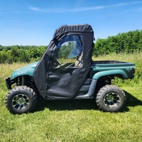 3 Star Black Soft Full Doors - Yamaha Rhino
