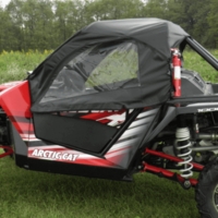 3 Star Black Soft Upper Doors - Arctic Cat Wildcat 1000, X