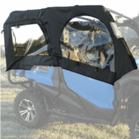 3 Star Black Soft Upper Doors - Honda Pioneer 1000-5, 1000-6