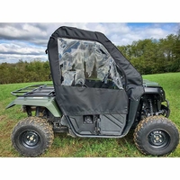 3 Star Black Soft Upper Doors - Honda Pioneer 500, 520