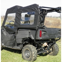 3 Star Black Soft Upper Doors - Honda Pioneer 700 4