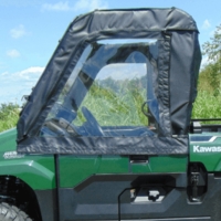 3 Star Black Soft Upper Doors - Kawasaki Mule Pro-MX