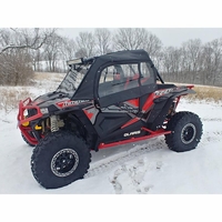 3 Star Black Soft Upper Doors - Polaris RZR XP 1000, XP Turbo