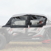 3 Star Black Soft Upper Doors - Polaris RZR XP 4 1000, XP 4 Turbo, S 4 1000, 4 900