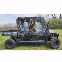 3 Star Camo Soft Upper Doors - Hisun Sector 1000 Crew