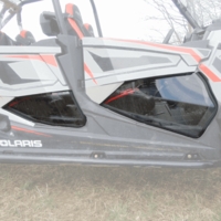 3 Star Tinted Lower Door Inserts - Polaris RZR XP 4 1000, XP 4 Turbo, S 4 1000, 4 900
