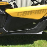 EMP Aluminum Lower Door Inserts - Can Am Maverick X3
