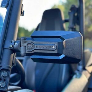 Seizmik Trailrider Break Away Side Mirrors w/ 2 Inch Clamps (Sold in Pairs)