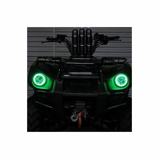Angel Eye LED Headlight Kit by Snorkel Your ATV - Kawasaki Brute Force 300