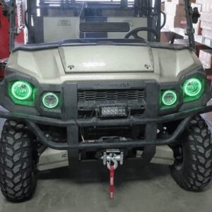 Angel Eye LED Headlight Kit by Snorkel Your ATV - Kawasaki Mule Pro-FX, DX