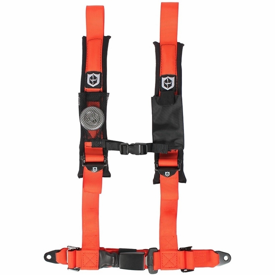 pro-armor-2-inch-wide-passenger-side-auto-style-harness-orange-135.jpg Pro Armor 2 Inch Wide Passenger Side Auto-Style Harness - Orange